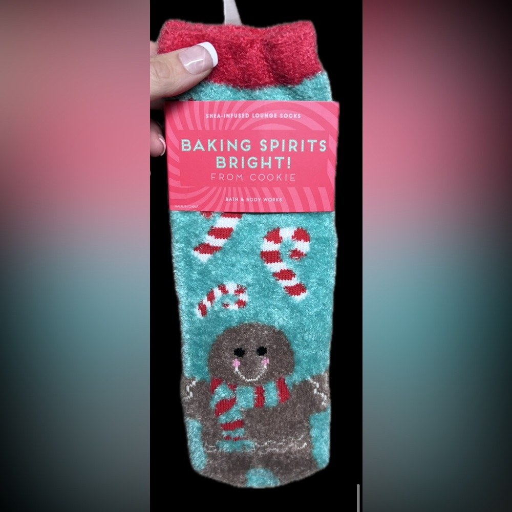 bath and body works shea infused christmas socks